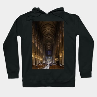 Notre Dame On The Inside - 1 © Hoodie